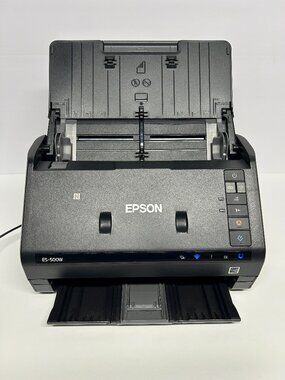 Epson Workforce ES-500W J381B Wireless Duplex Color Document Scanner WiFi USB